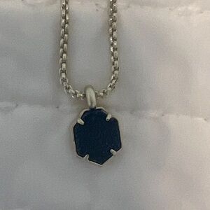 DARK BLUE KENDRA SCOTT NECKLACE! Never worn!!!